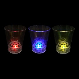 Glas met led Licht (1 stuk)