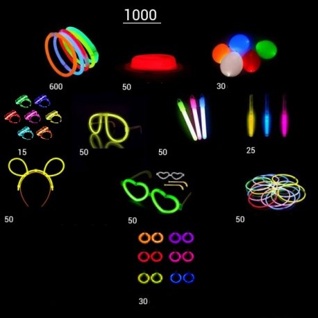 Glow in the Dark Feestpakket 1000 items